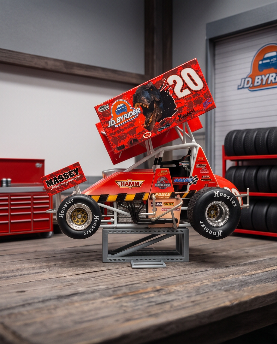 1:24 Scale Die‑Cast Sprint Car Pit Lift – Premium Display Gear for Serious Collectors
