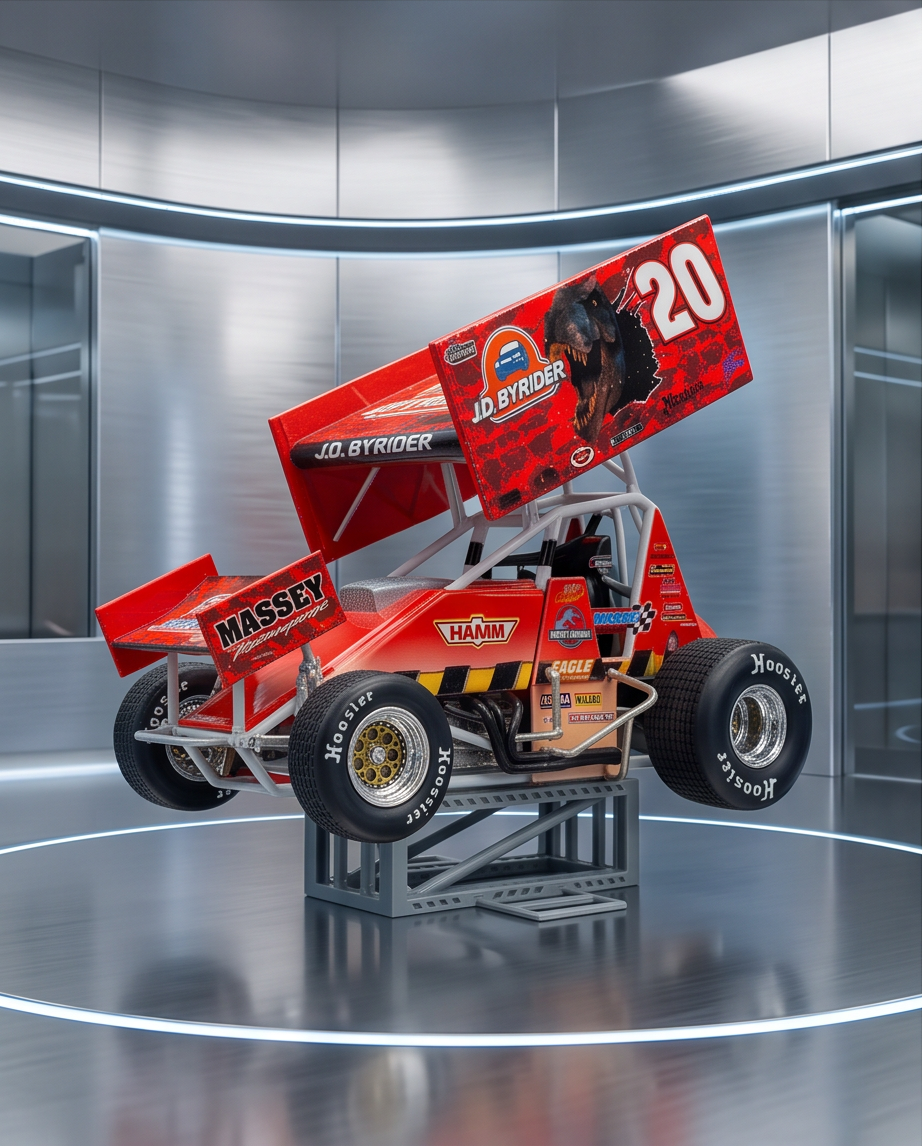 1:24 Scale Die‑Cast Sprint Car Pit Lift – Premium Display Gear for Serious Collectors