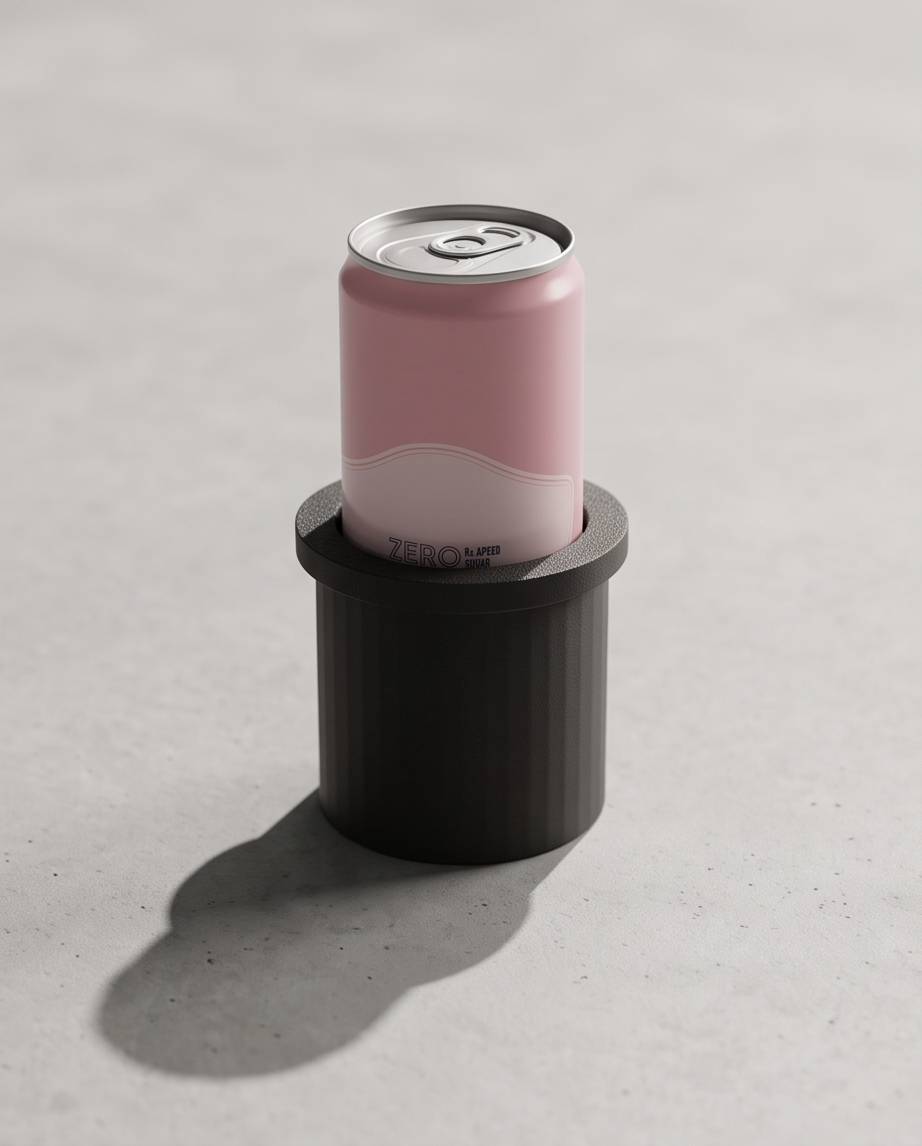 Luxury 12oz Sim Can Cup Holder Adapter-Elite Slim Can Fit for Trucks, Boats, and Off‑Road Rigs