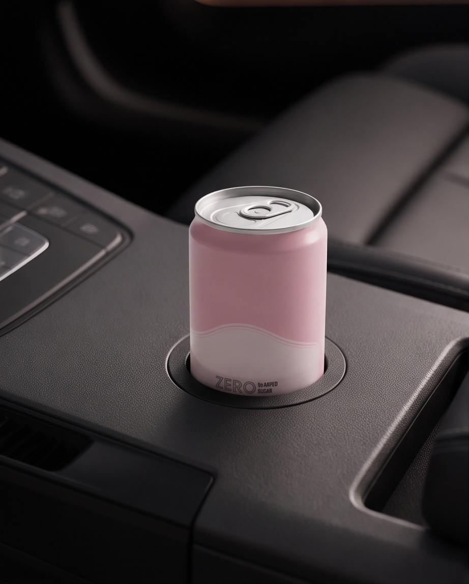 Luxury 12oz Sim Can Cup Holder Adapter-Elite Slim Can Fit for Trucks, Boats, and Off‑Road Rigs