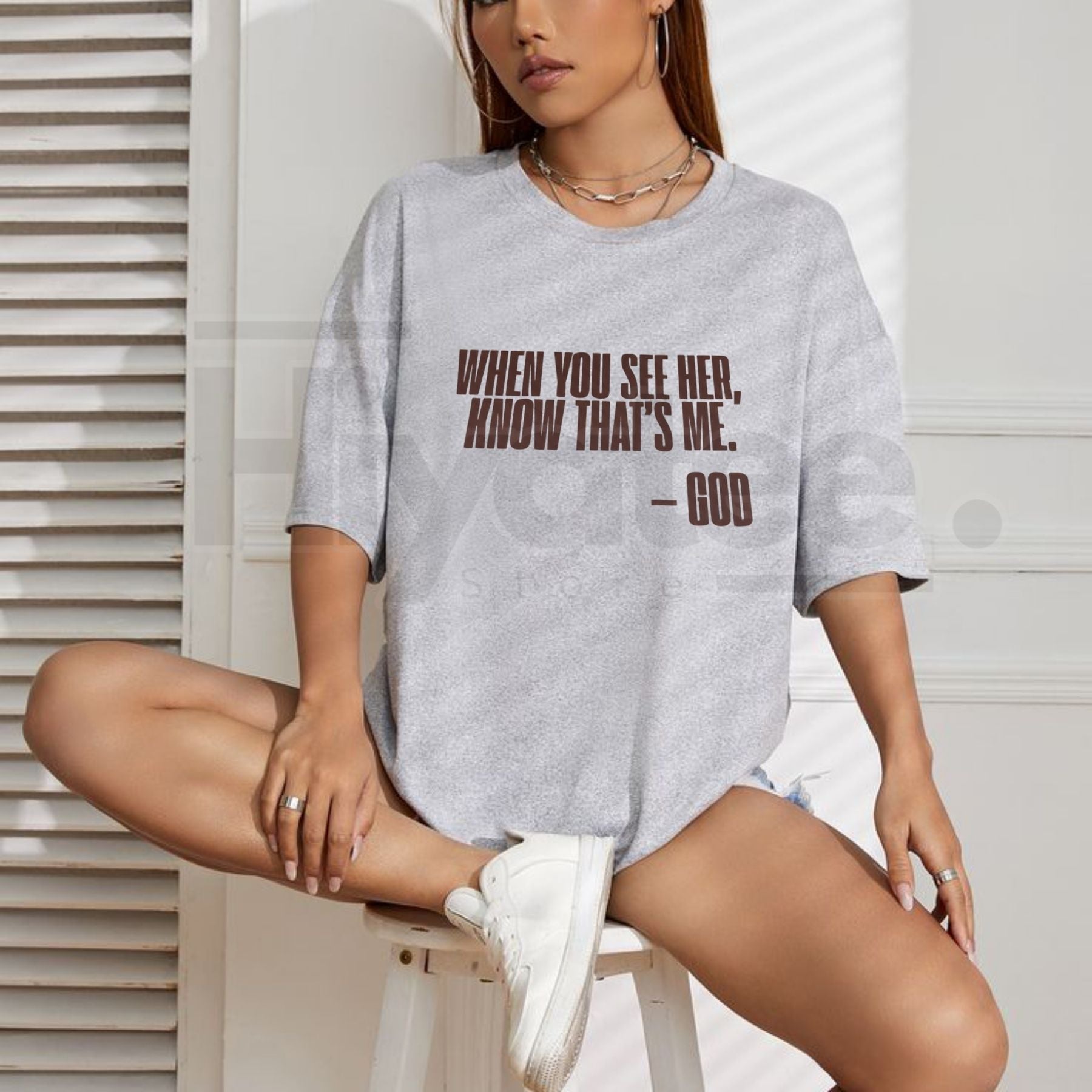 "When You See Her" God T-Shirt – Inspirational Christian Graphic Tee