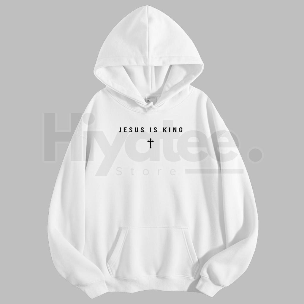 Men's Jesus Is King Cross Graphic Hoodie