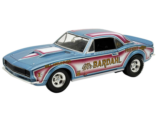 1967 Chevrolet Camaro "Mr. Bardahl Drag Car" Blue Metallic with Red and White Graphics Limited Edition to 312 pieces Worldwide 1/18 Diecast Model Car by ACME