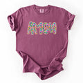 Amen Christian Gospel Faith Floral Flowers Bright Colorful Pastels Comfort Colors Tee