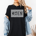Amen, Trust In The Lord Checkered Christian Jesus Gospel Faith Saved Comfort Colors Tee