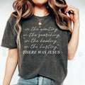 Boho Christian "There Was Jesus" T-Shirt – Trendy Motivational Faith Outfit