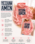 Yeehaw and Amen Pink Camo Hoodie