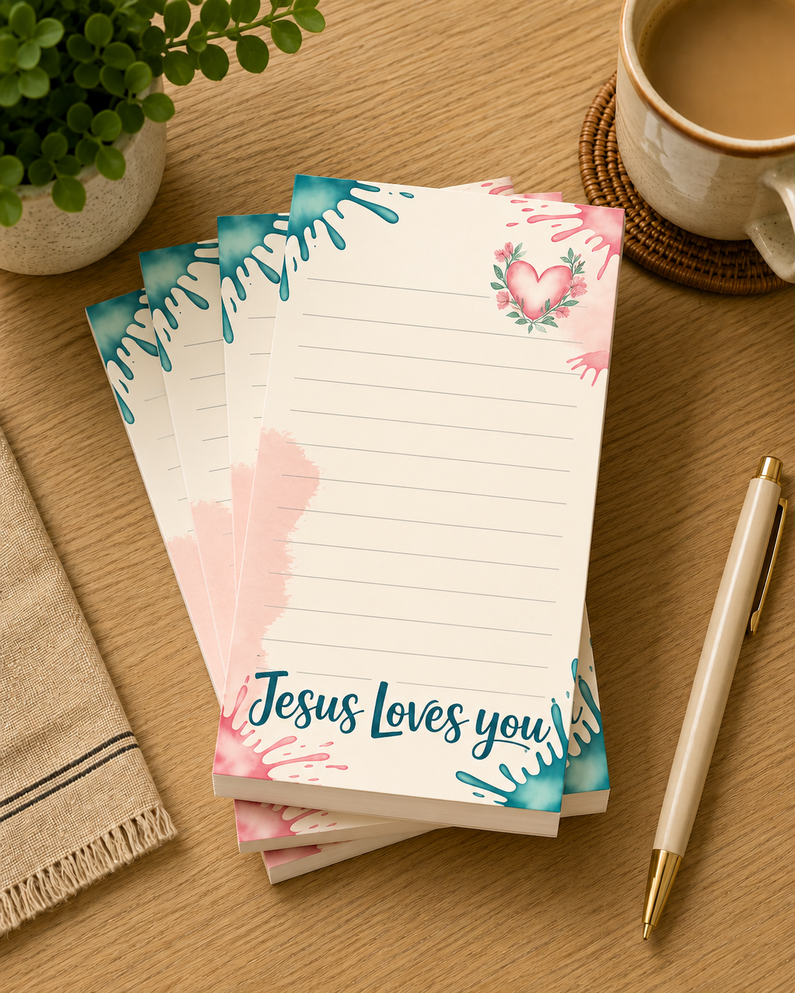 Jesus Loves You Notepad