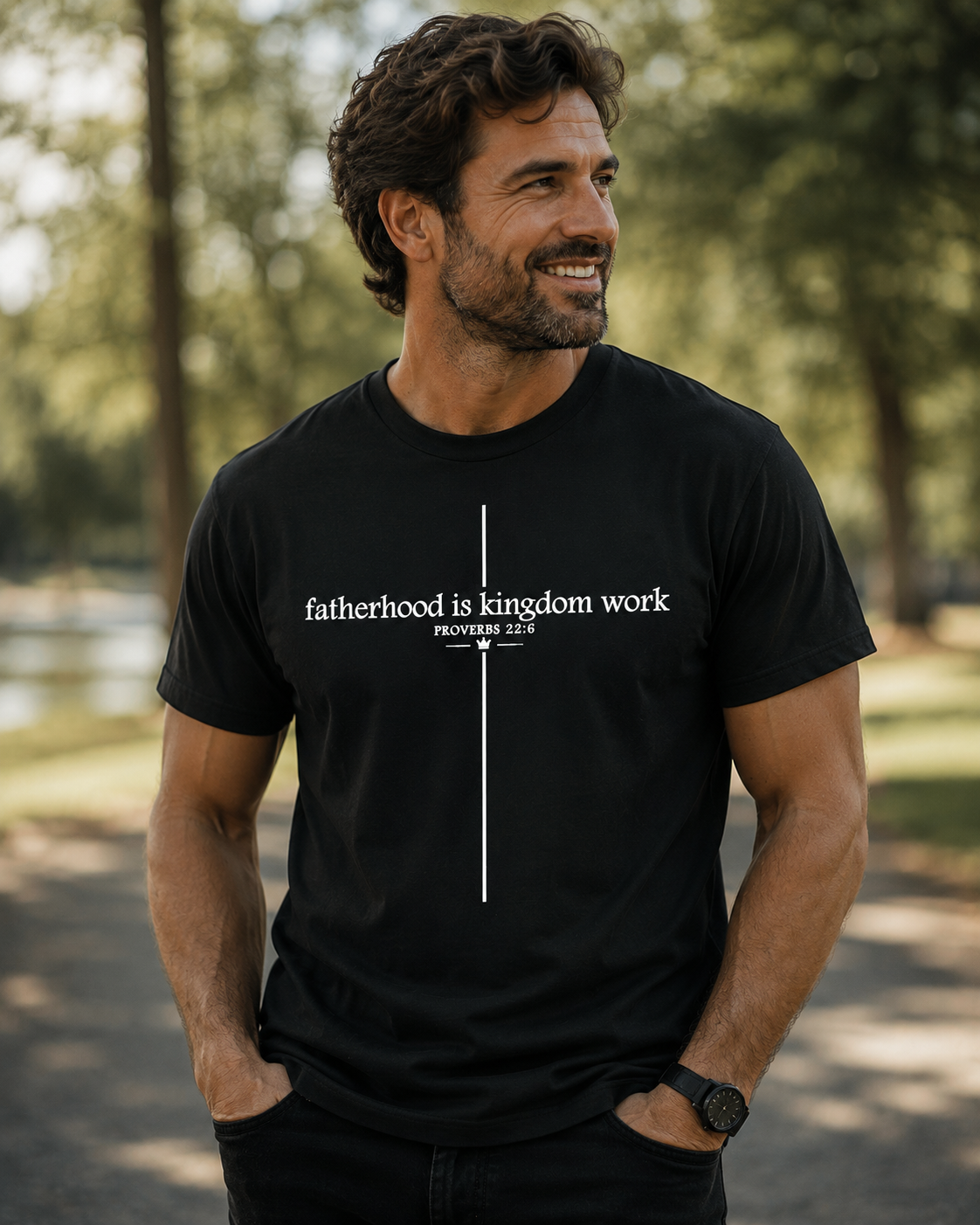 Fatherhood Is Kingdom Work Tee