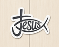 Jesus Sticker