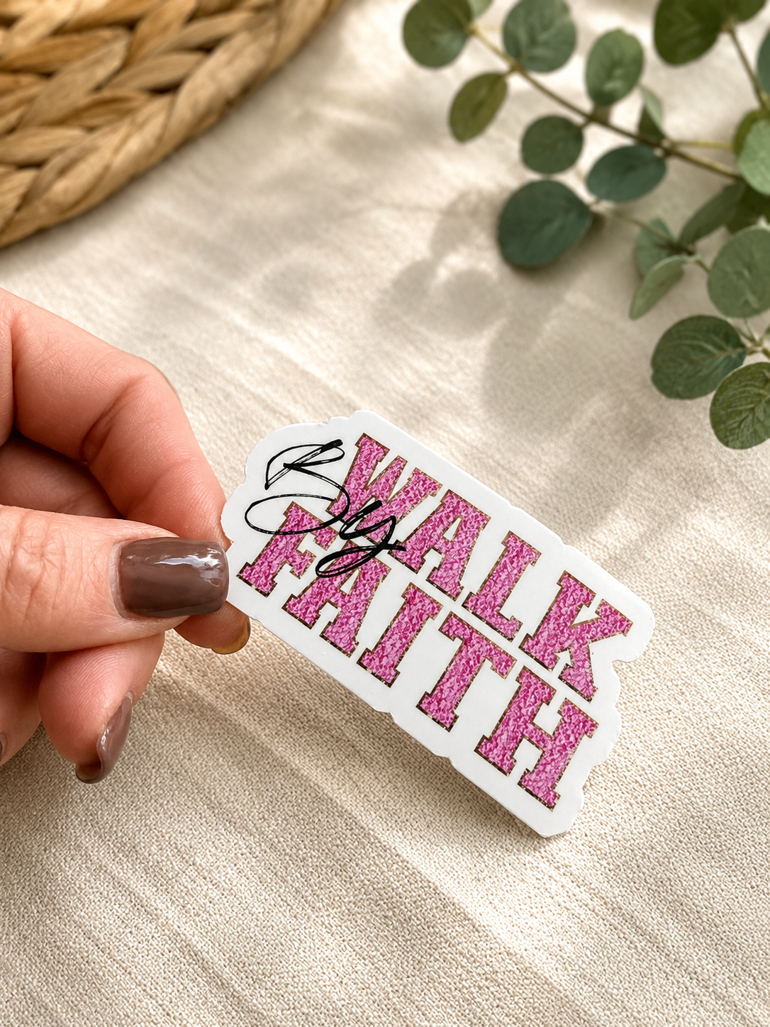 Walk by Faith Sticker