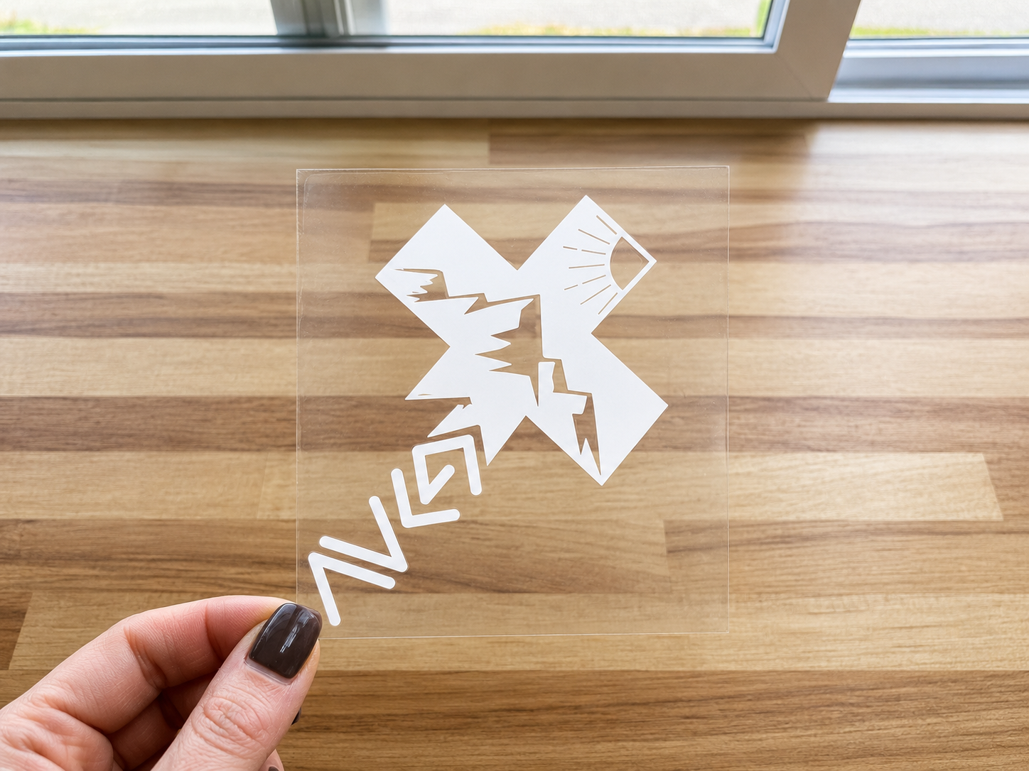 Greater Than the Highs & Lows Cross UV DTF Decal