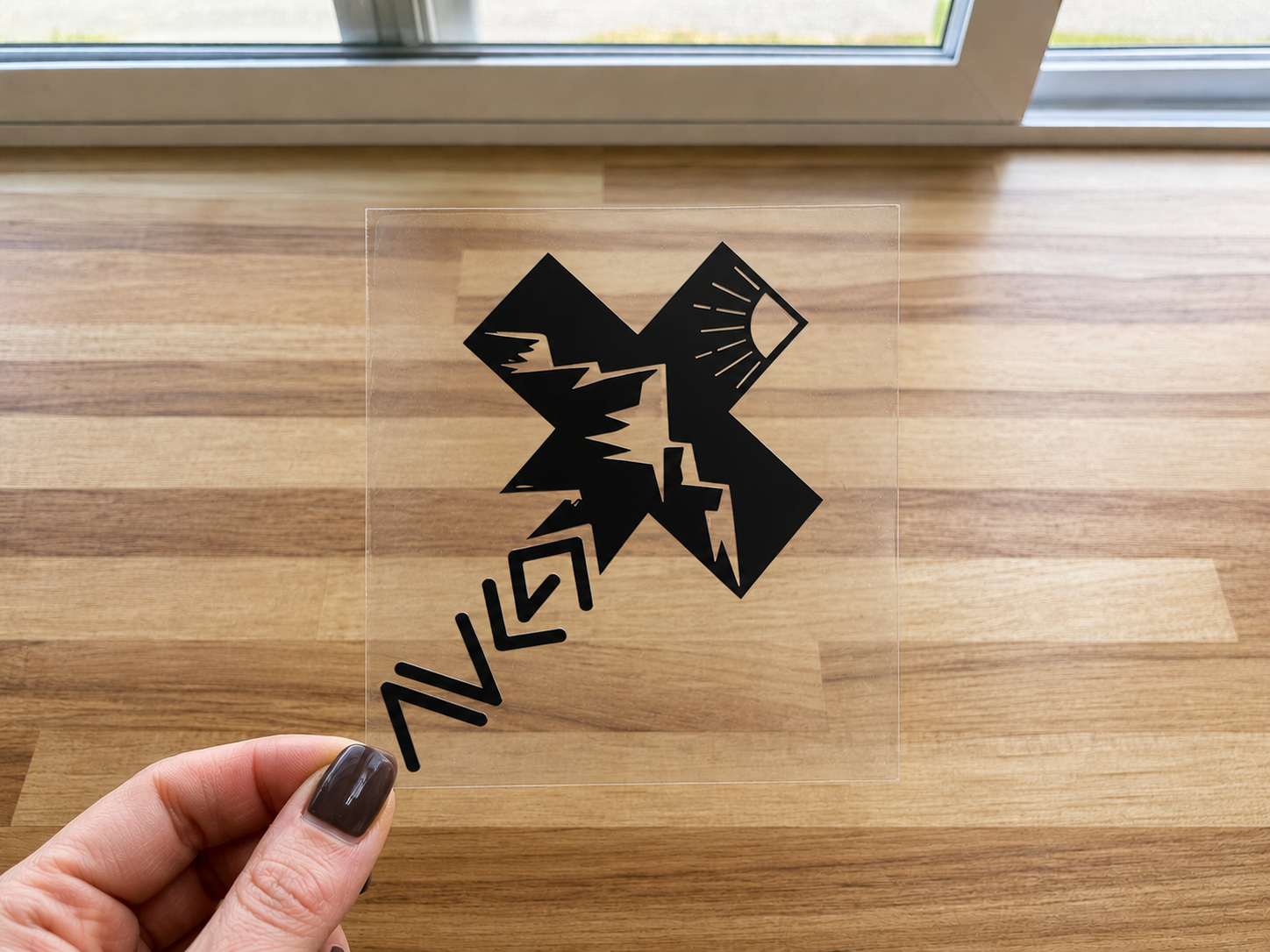 Greater Than the Highs & Lows Cross UV DTF Decal