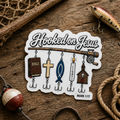 Hooked on Jesus Christian Fishing Sticker
