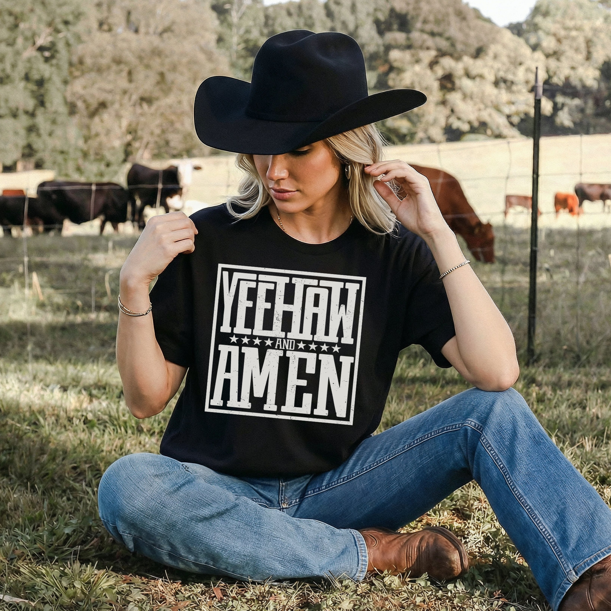 YeeHaw + Amen T-Shirt