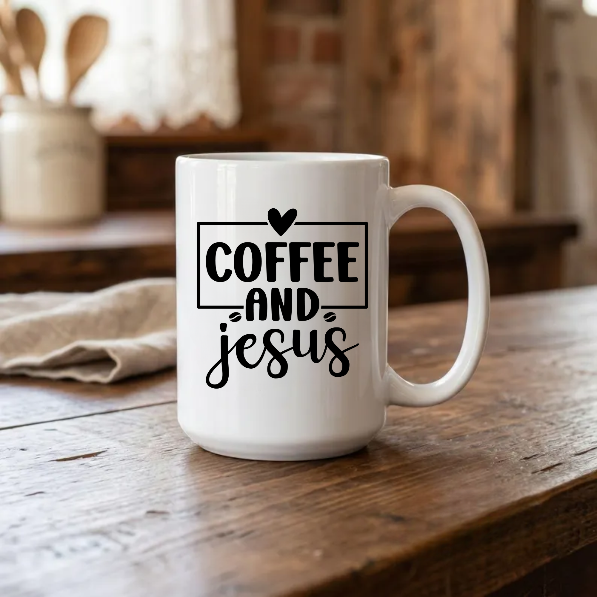 Coffee & Jesus Mug