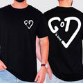 God Is Love Bible Christ Gospel Faith Christian Inspirational Scripture Verse For Believers Comfort Colors Tee