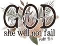 God is WIthin Her DTF Transfer