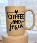 COFFEE and JESUS MUG