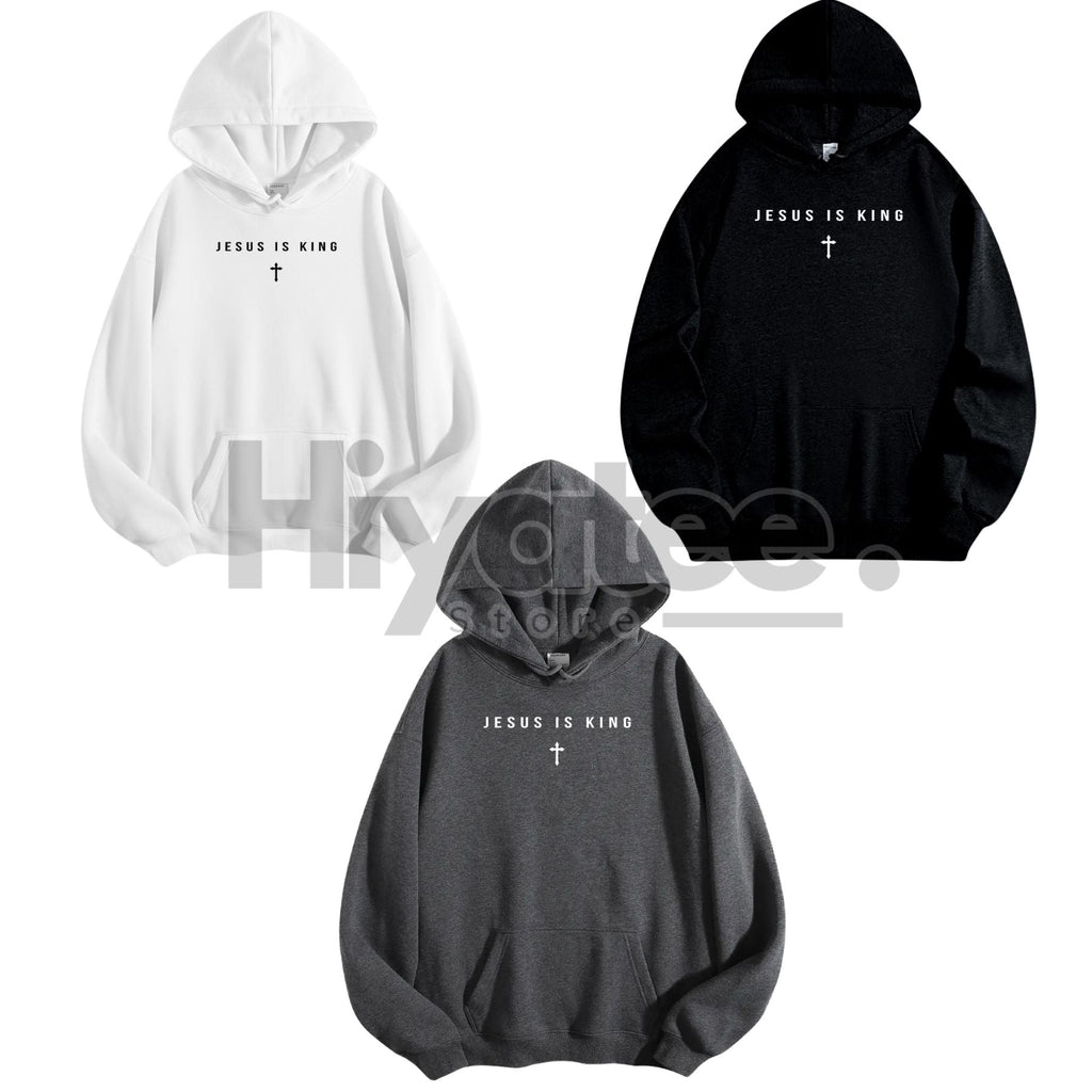 Men's Jesus Is King Cross Graphic Hoodie