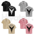 Repent Vintage Washed Oversized Christian T-Shirt – Angel Wings Faith Graphic Heavy Cotton Tee