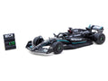 Mercedes-AMG F1 W14 E Performance #47 Mick Schumacher Formula One F1 "Spanish GP Tyre Testing" (2023) with Pit Board "Global64" Series 1/64 Diecast Model by Tarmac Works-0