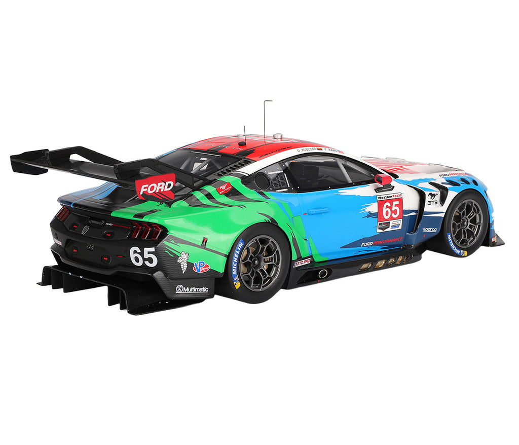 Ford Mustang GT3 #65 Joey Hand - Dirk Muller "Ford Multimatic Motorsports" "Motul Course de Monterey - Laguna Seca" (2024) 1/18 Model Car by Top Speed-0