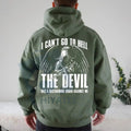 Tactical Skull Hoodie Devil Graphic – Veteran Trucker 2A Humor, Unisex Casual Streetwear Top with Unique Back Design