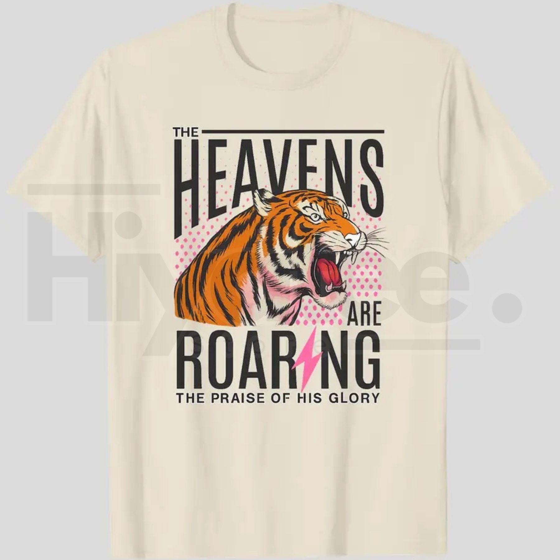 "The Heavens Are Roaring" – Empowering Christian Faith Graphic Top