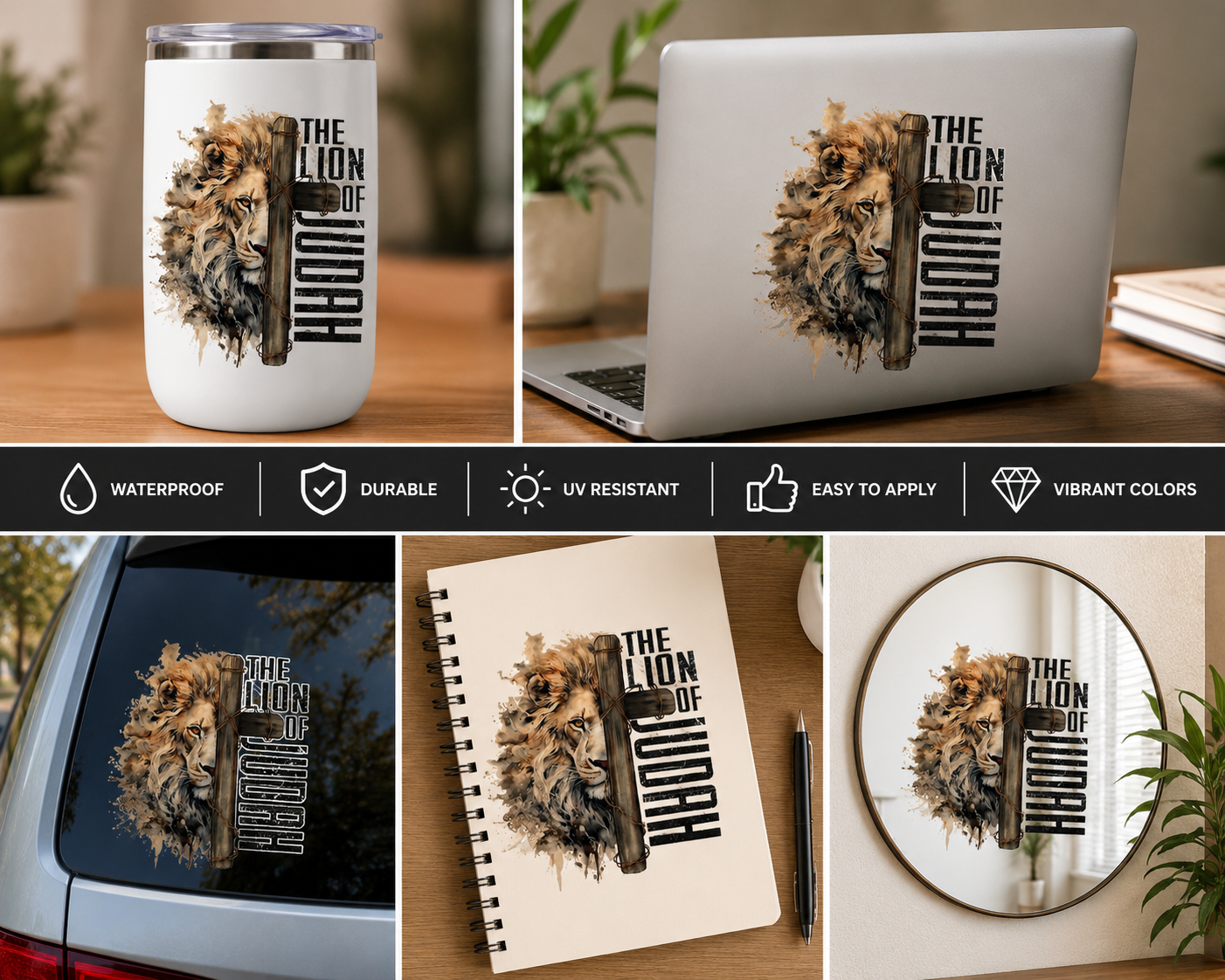 Lion of Judah UVDTF Decal