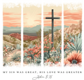 My Sin was Great DTF Transfer